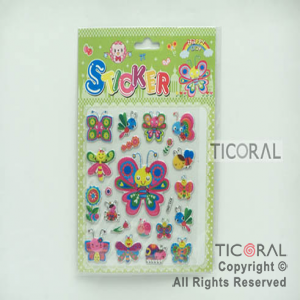 STICKER MARIPOSAS (14X19CM) HS5653-5 x 12